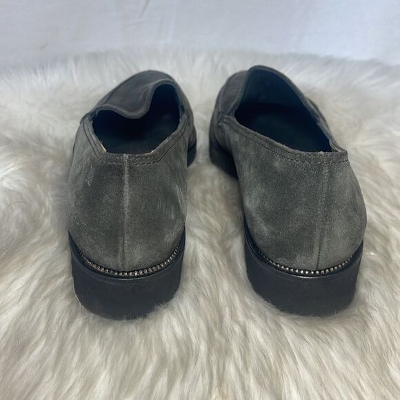 Paul Green Ariana Grey Suede Lug Sole Slip On Shoes Sz US 7.5 - Picture 3 of 7